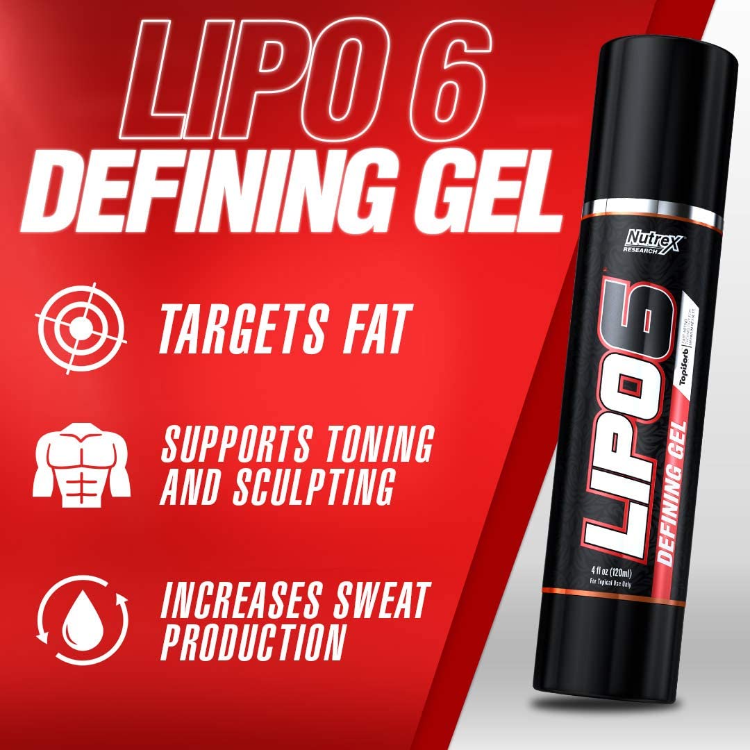 Nutrex Lipo-6 Defining Gel + FREE Waist Trimmer