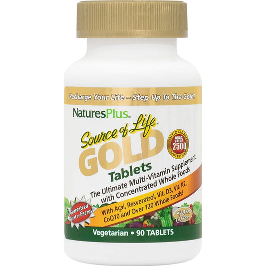 NaturesPlus Source of Life GOLD Multivitamin Tablets