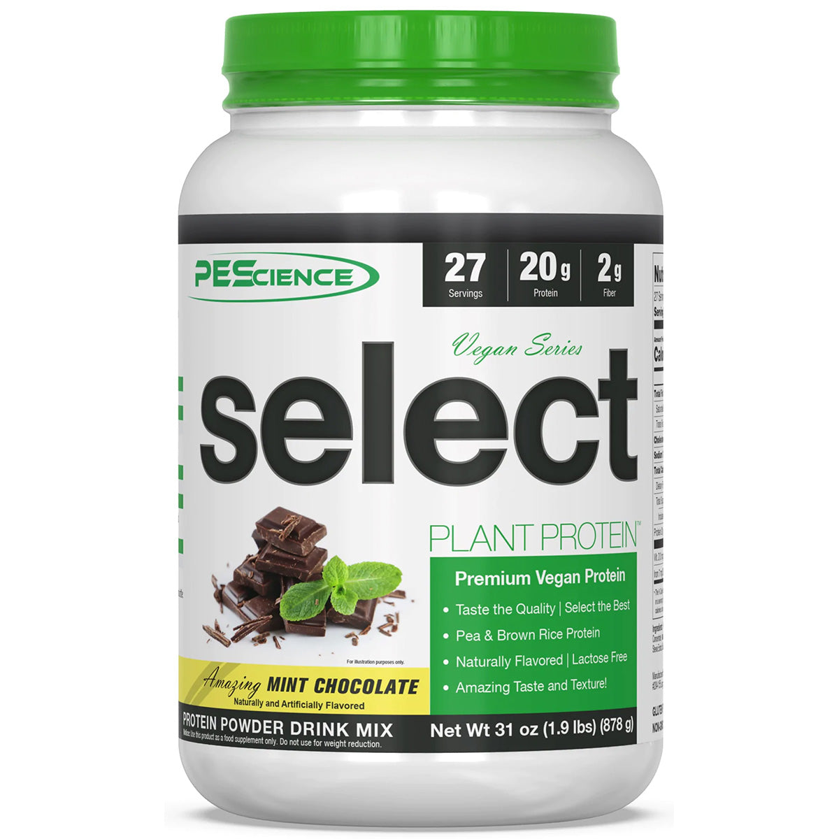 PEScience SELECT Vegan Protein 2 Lbs.