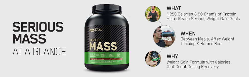 Optimum Nutrition Serious Mass 12 Lbs.