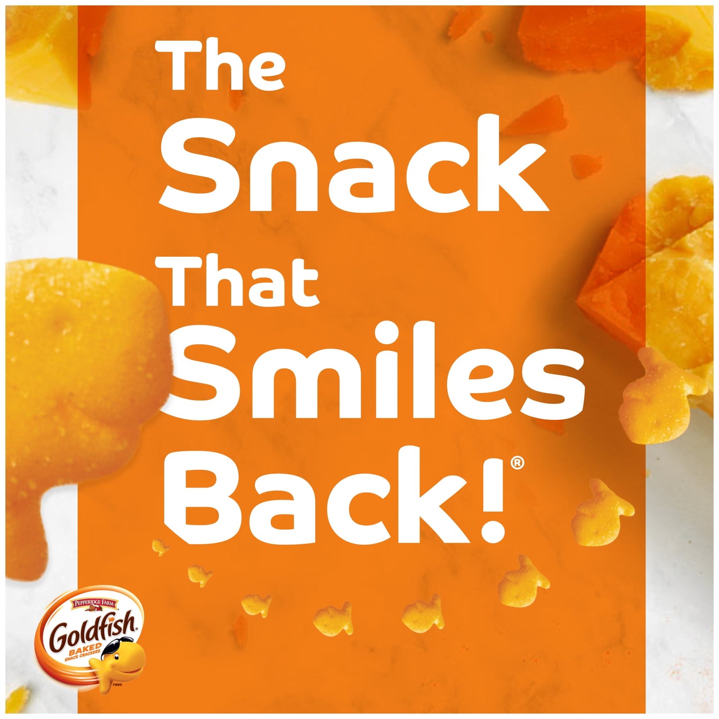 Goldfish Colors Cheddar Cheese Crackers, Baked Snack Crackers, 6.6 oz Bag