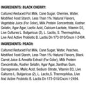 Activia Peach and Black Cherry Probiotic Yogurt, Lowfat Yogurt Cups, 4 oz, 12 Count