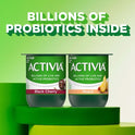 Activia Peach and Black Cherry Probiotic Yogurt, Lowfat Yogurt Cups, 4 oz, 12 Count
