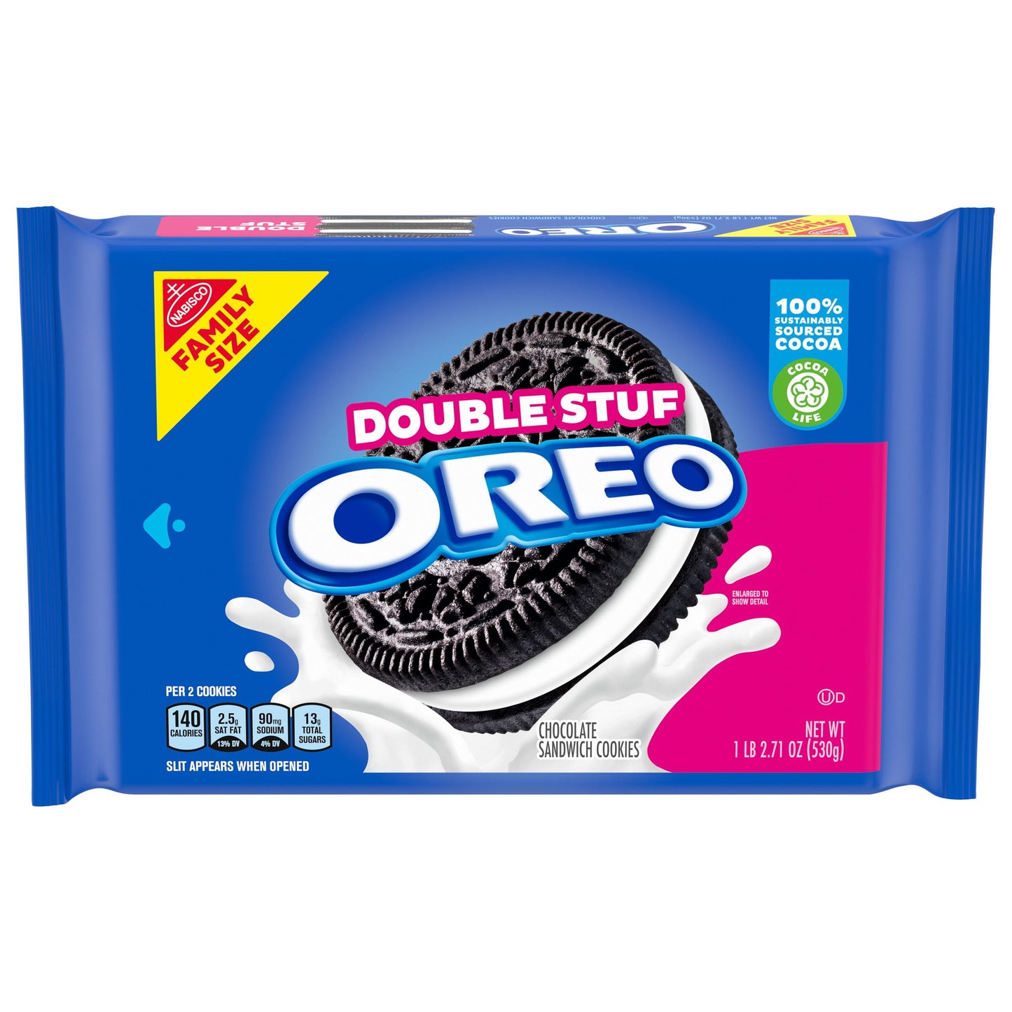 OREO ORIGINAL DOUBLE STUF COOKIES FAMILY SIZE 18.71 OZ