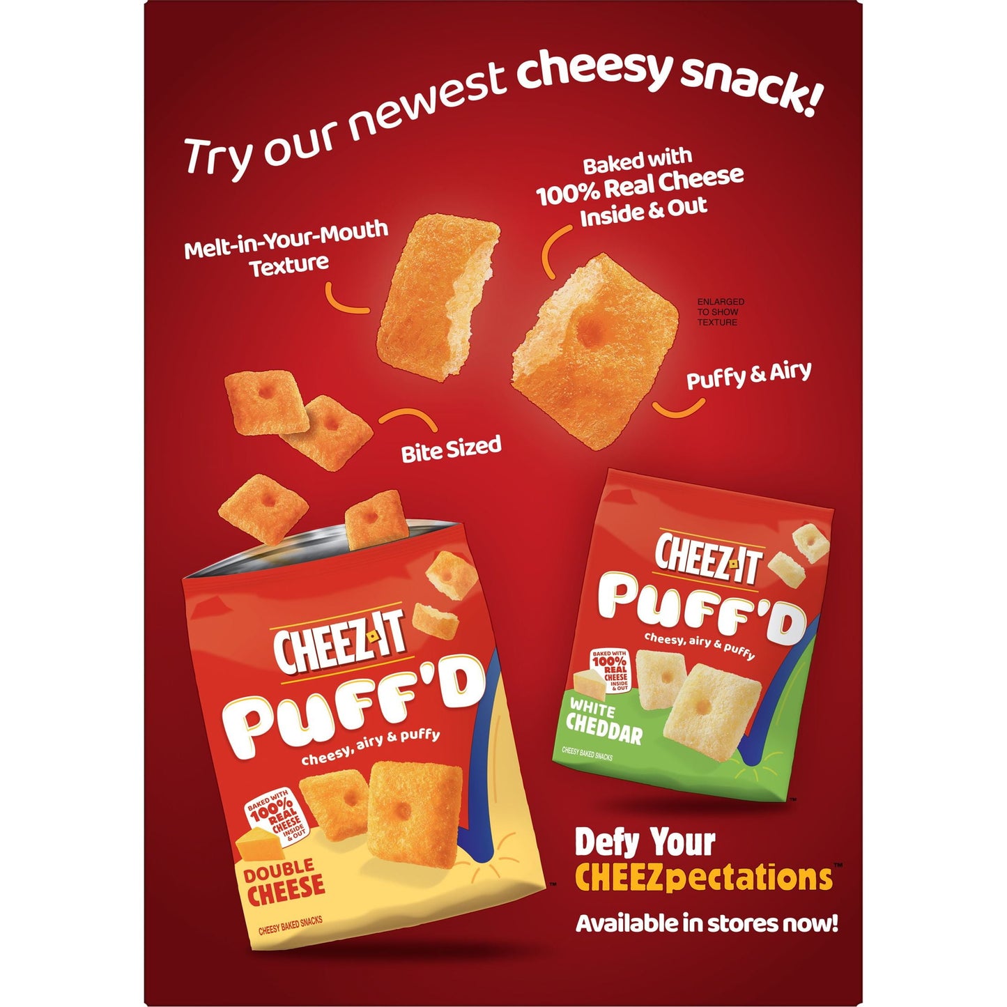 Cheez-It Grooves Sharp White Cheddar Crunchy Cheese Crackers, 17 oz