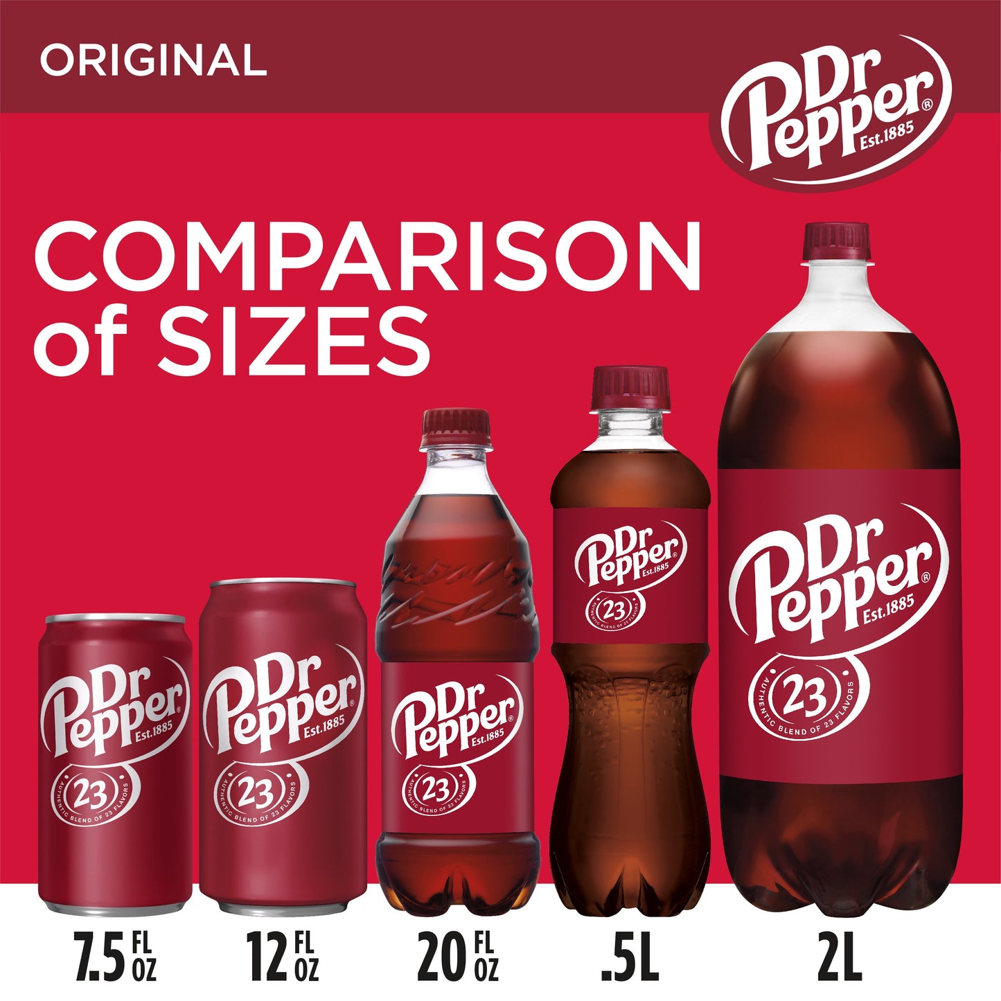 Dr Pepper Soda, 7.5 fl oz cans, 6 pack