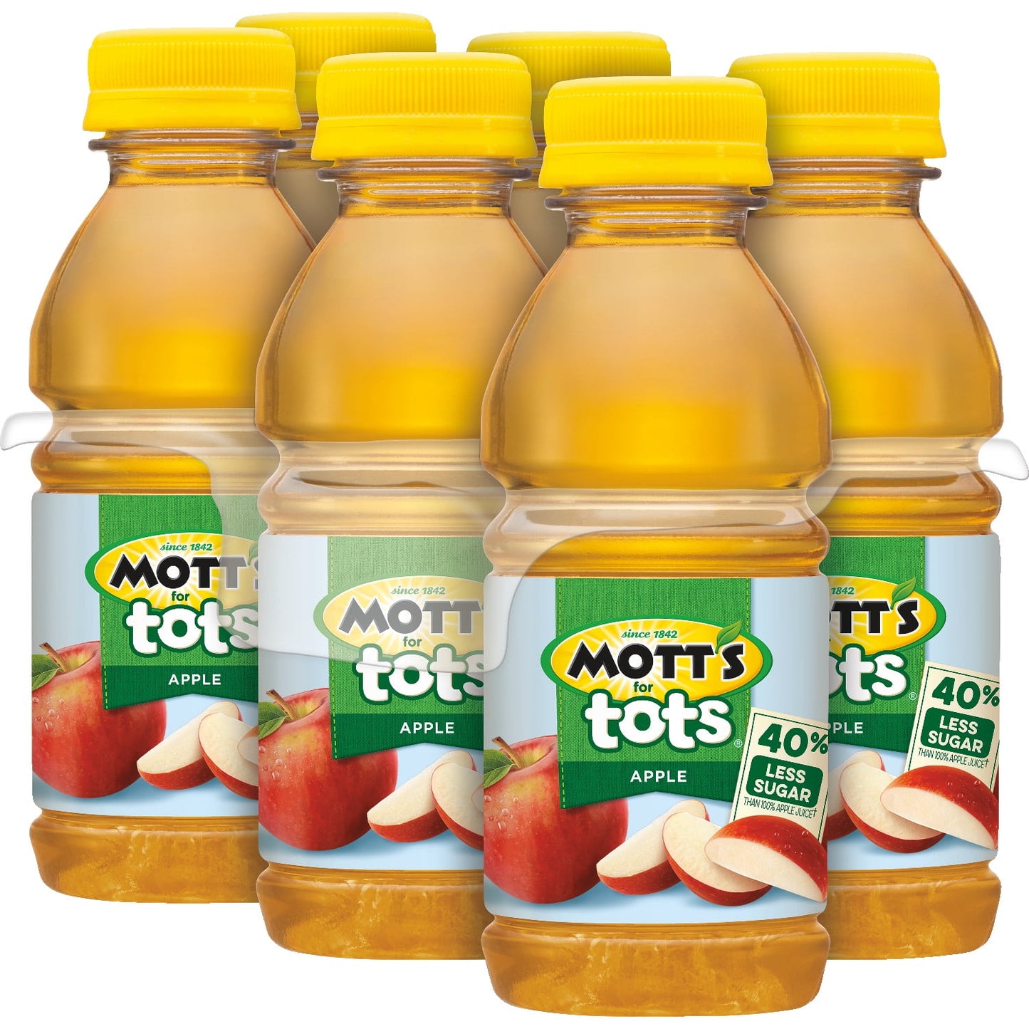 Mott's for Tots Apple Juice, 8 fl oz, 6 Count Bottles