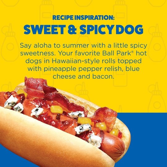 Ball Park Bun Length Beef Hot Dogs, 30 oz, 16 Count