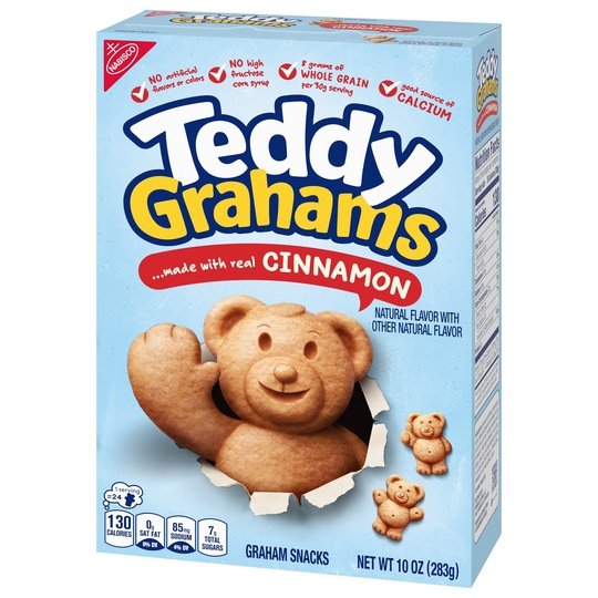 Teddy Grahams Cinnamon Graham Snacks, 10 oz