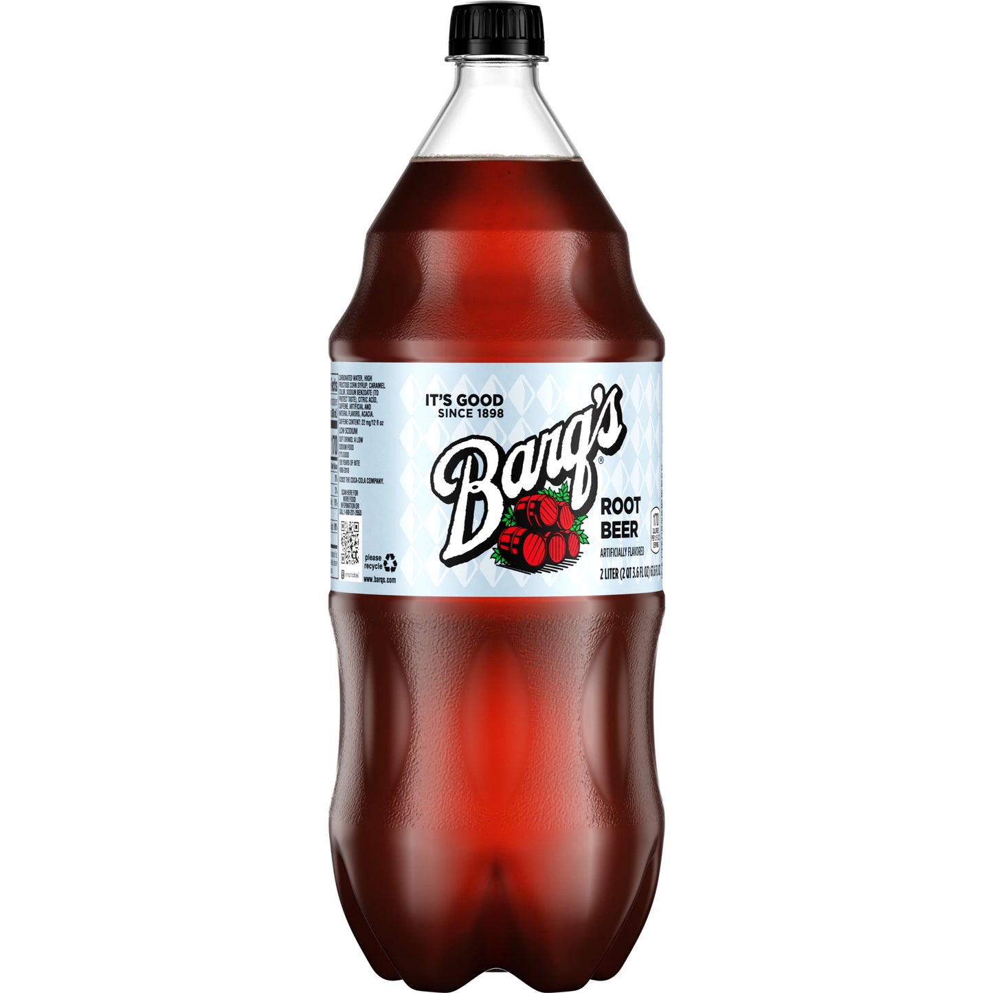 Barq's Root Beer Soda Pop, 2 Liter Bottle