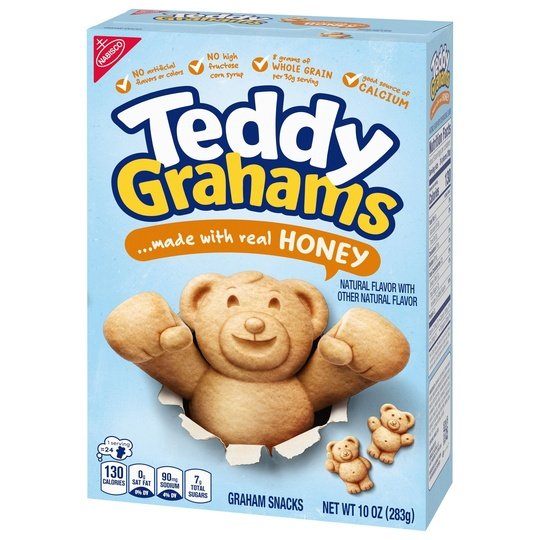 NABISCO TEDDY GRAHAMS HONEY COOKIES 10 OZ