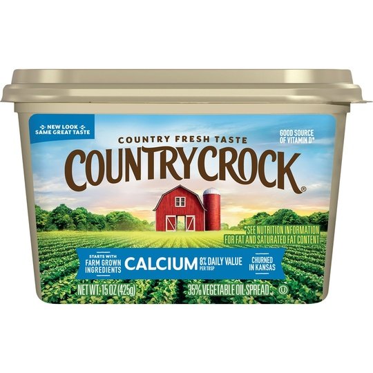 Country Crock Calcium Buttery Spread, 15 oz Tub (Refrigerated)