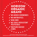 Horizon Organic 2% Reduced Fat High Vitamin D Milk, 1 Gallon