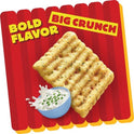 Cheez-It Grooves Zesty Cheddar Ranch Cheese Crackers, 9 oz
