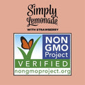 Simply Non GMO All Natural Strawberry Lemonade Juice, 52 fl oz Bottle