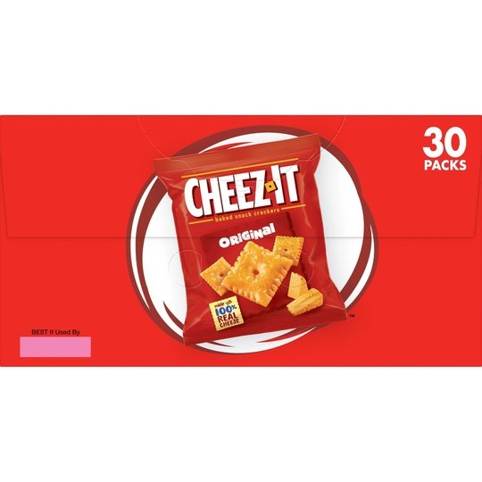 Cheez-It Original Cheese Crackers, 30 oz, 30 Count