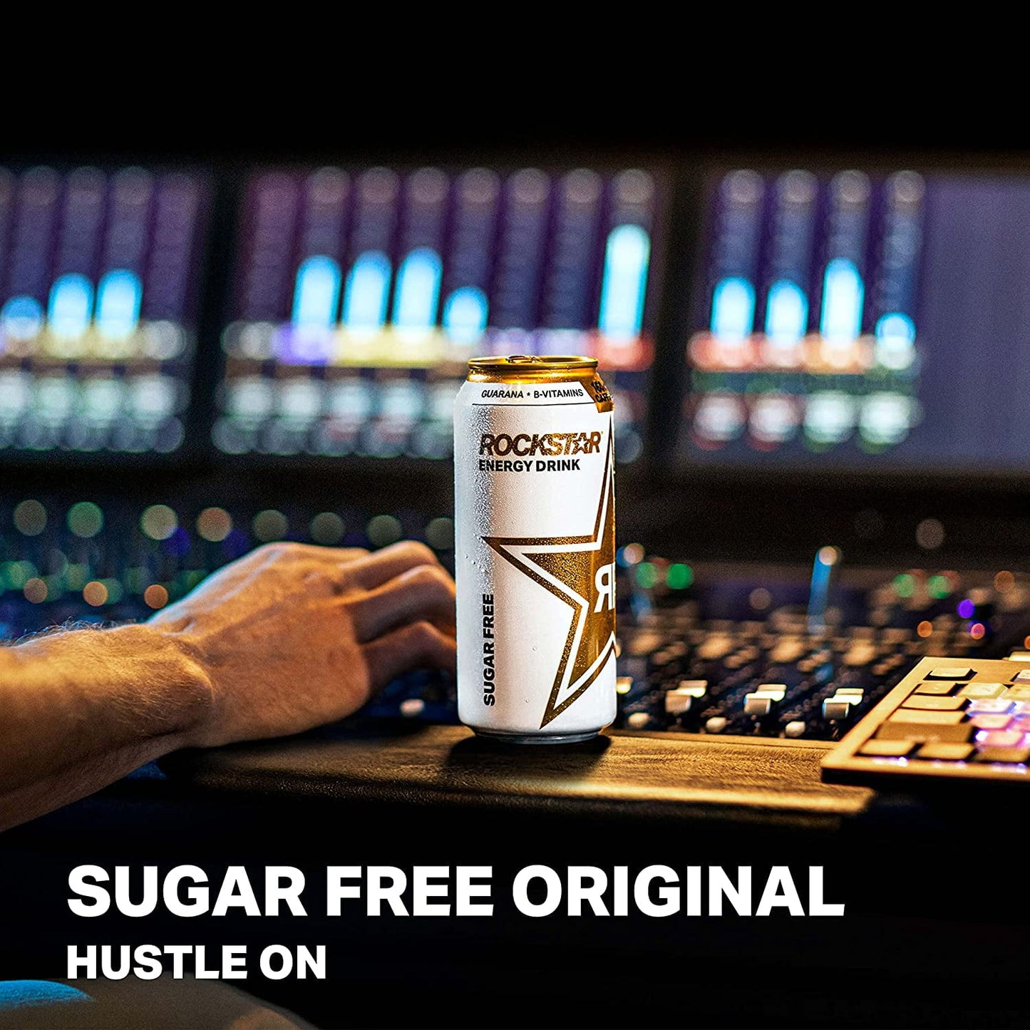 Rockstar Original Energy Drink, 16 oz, 4 Pack Cans