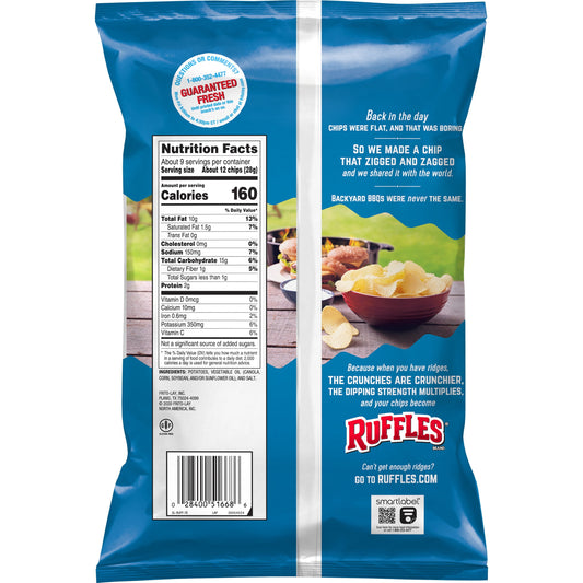 Ruffles Potato Chips Original 8.5 Oz