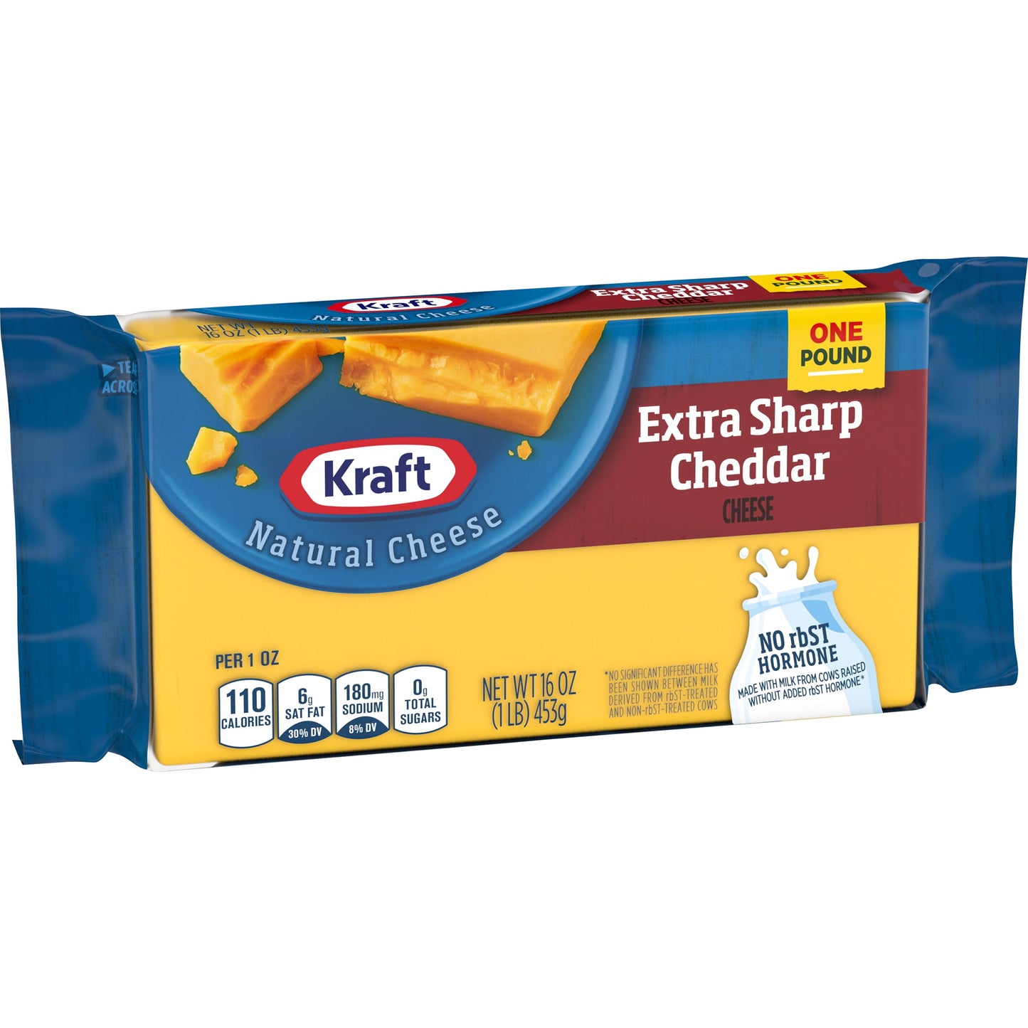 Kraft Extra Sharp Cheddar Cheese, 16 oz Block