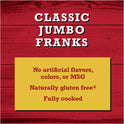 Bar-S Classic Jumbo Franks Hot Dogs, 8 Franks per Package, 1 lb Pack