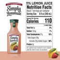 Simply Non GMO All Natural Strawberry Lemonade Juice, 52 fl oz Bottle