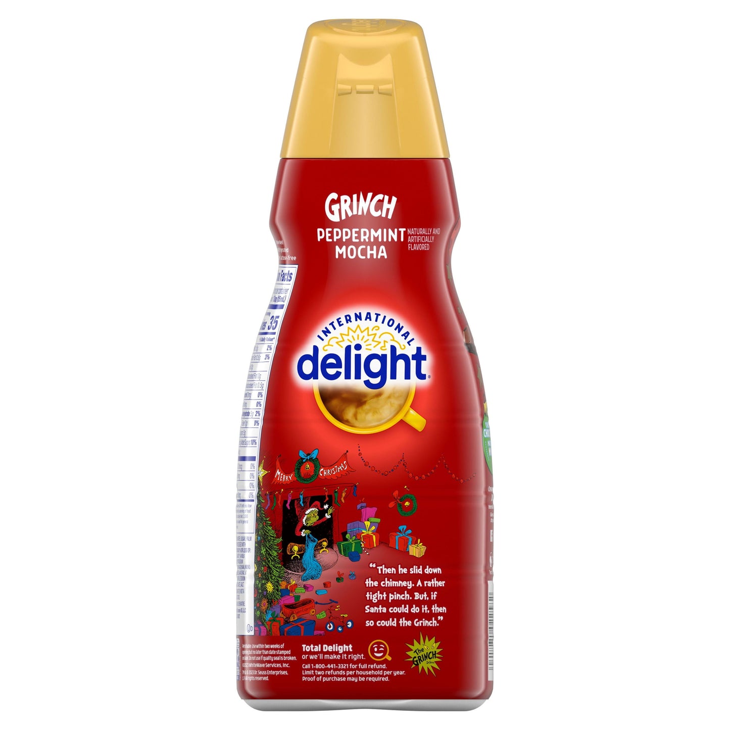 International Delight Grinch Peppermint Mocha Coffee Creamer, 32 oz.