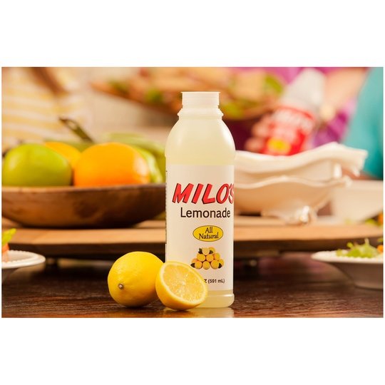 Milo’s Lemonade, 100% Natural, 20 Fl. Oz. Bottle