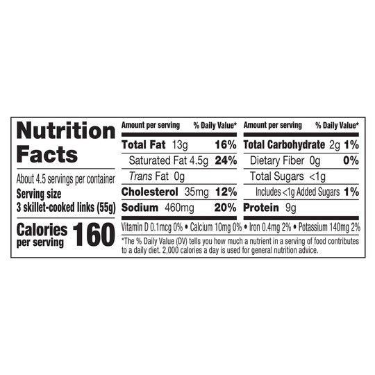 Johnsonville Original Breakfast Sausage, 14 Links, 12 oz (Fresh)