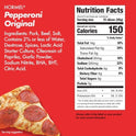 HORMEL, Pepperoni, Pizza Topping, Gluten Free, Original, 6 oz Plastic Resealable Package