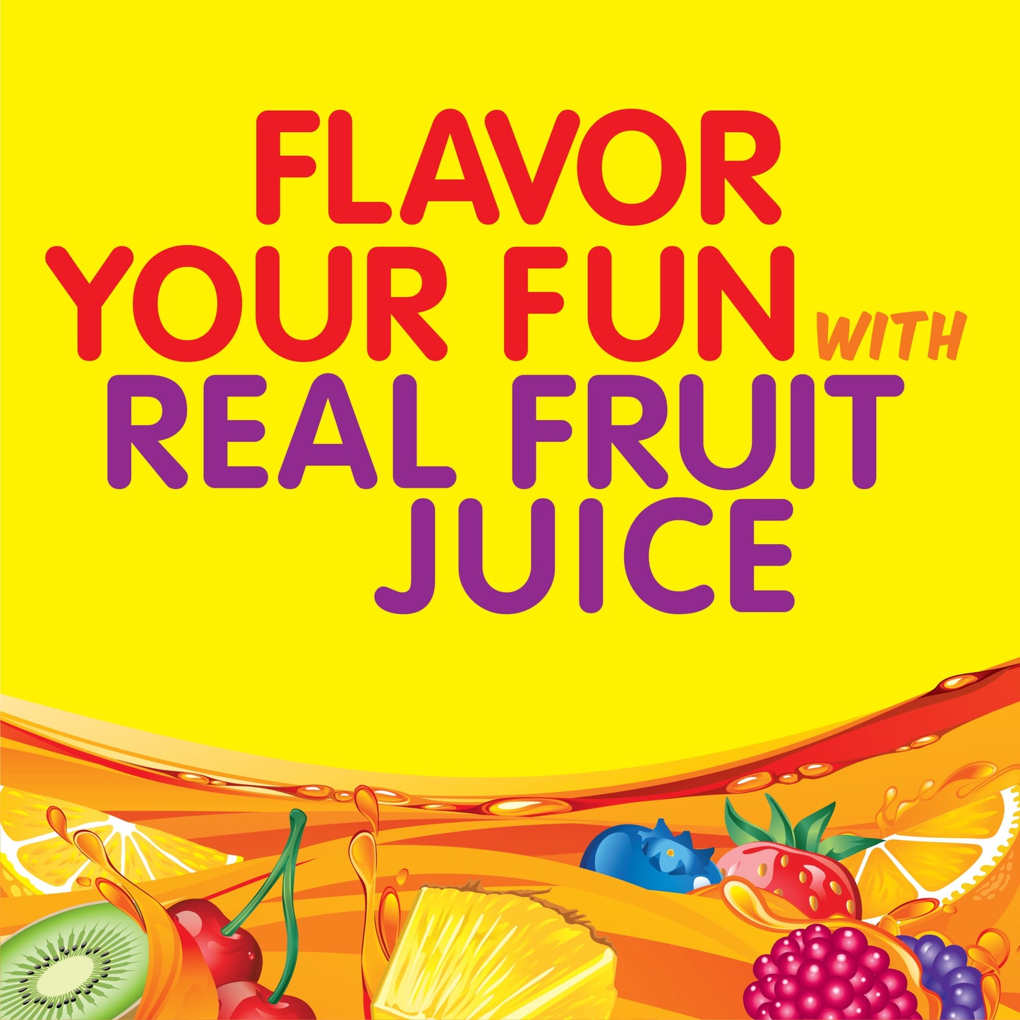 Hi-C Orange Lavaburst Fruit Juice, 6 fl oz, 8 Juice Boxes