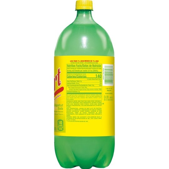 Squirt Citrus Soda Pop, 2 L bottle