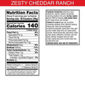 Cheez-It Grooves Zesty Cheddar Ranch Cheese Crackers, 9 oz