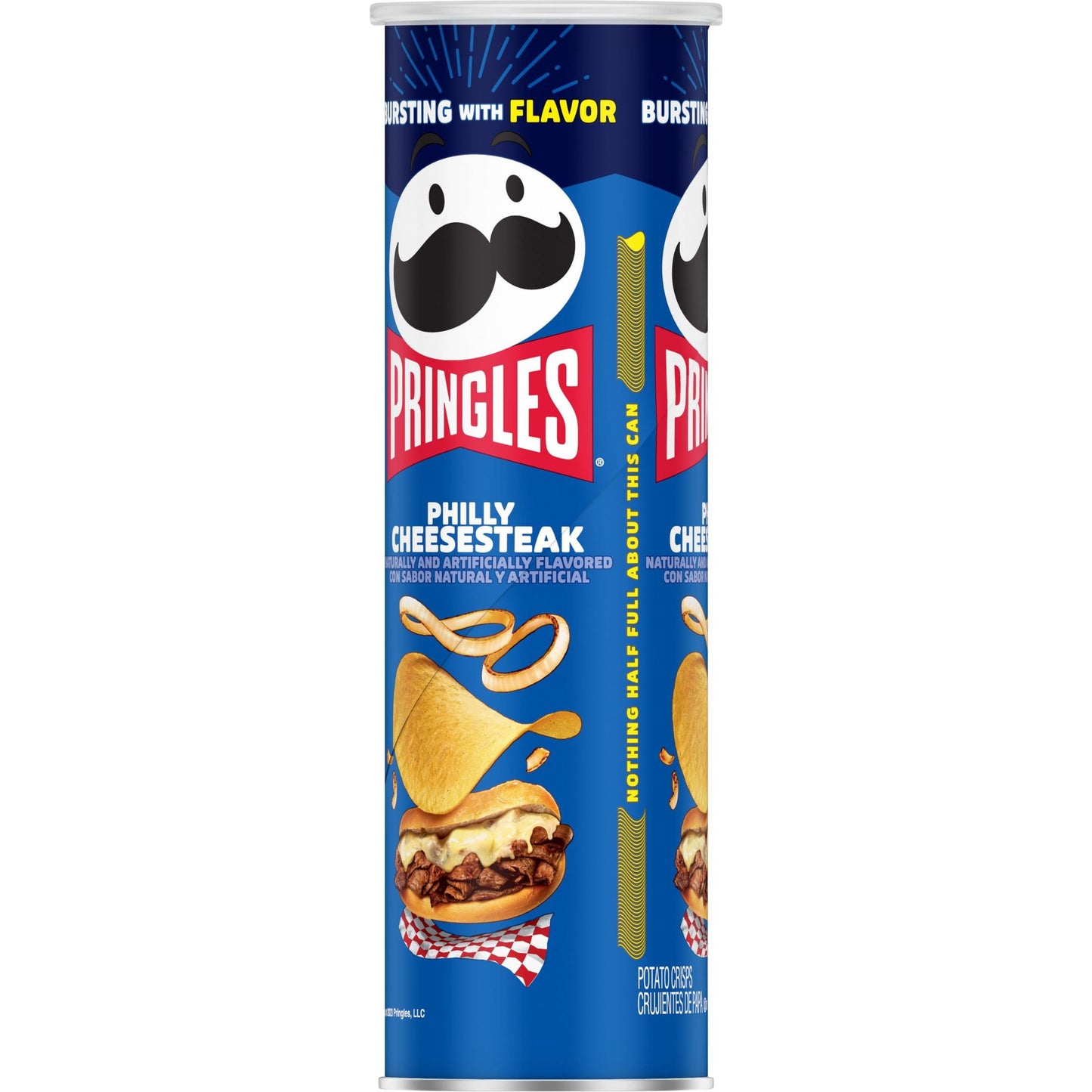 Pringles Philly Cheesesteak Potato Crisps Chips, 5.5 oz