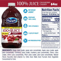 Ocean Spray 100% Juice Drink, Cranberry Cherry Flavor, 64 fl oz Bottle