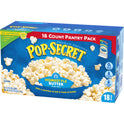Pop Secret Microwave Popcorn, Homestyle Butter Flavor, 3 oz Sharing Bags, 18 Ct