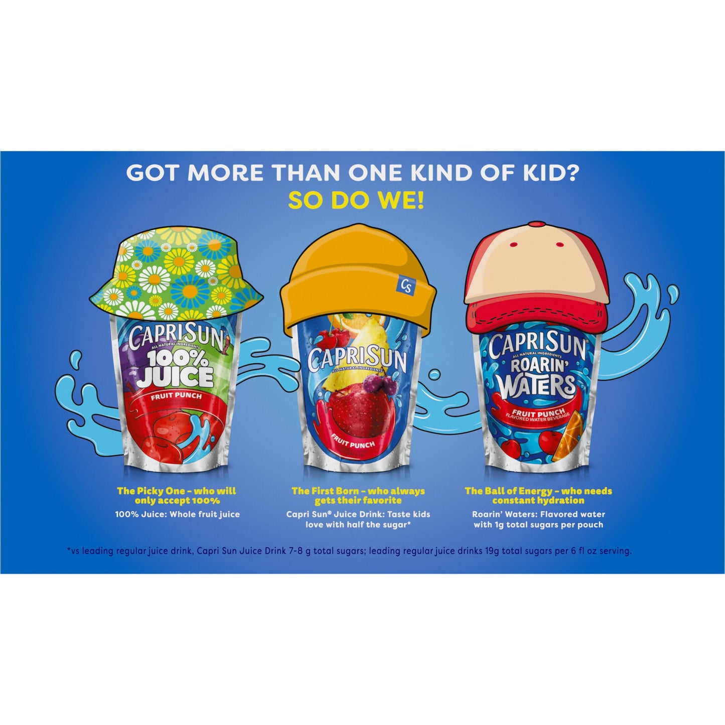 Capri Sun 100% Juice Fruit Punch Juice Box Pouches, 10 ct Box, 6 fl oz Pouches