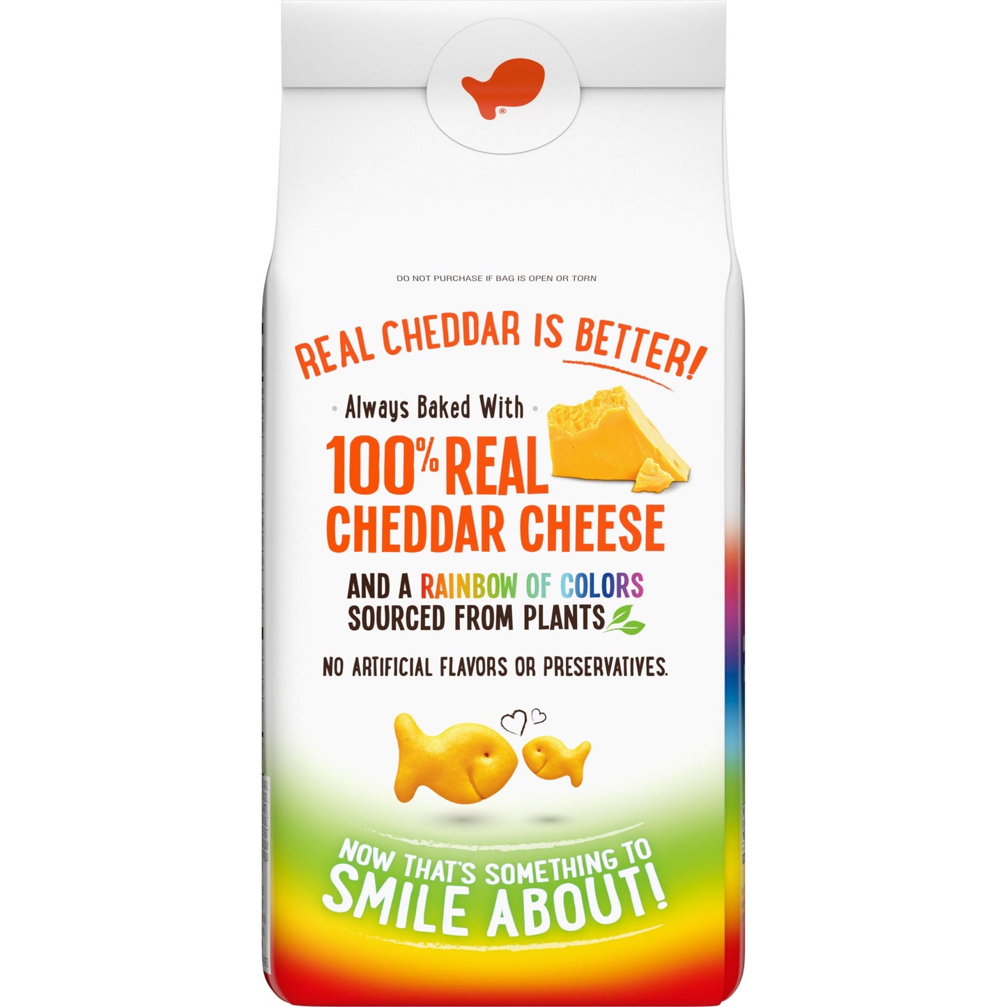 Goldfish Colors Cheddar Cheese Crackers, Baked Snack Crackers, 6.6 oz Bag