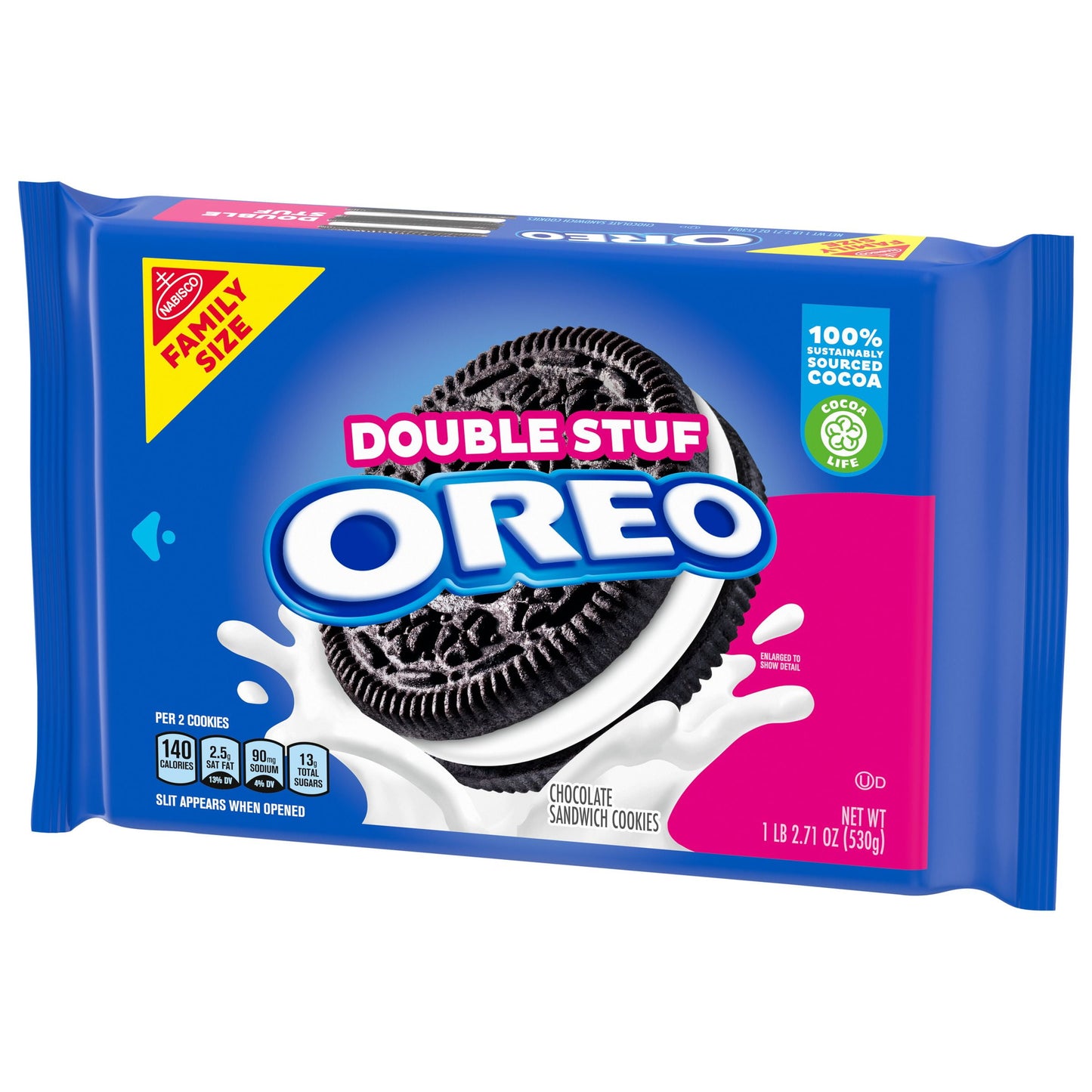 OREO ORIGINAL DOUBLE STUF COOKIES FAMILY SIZE 18.71 OZ