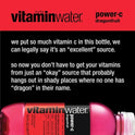 vitaminwater power-c electrolyte enhanced dragonfruit drink, 16.9 fl oz, 6 count bottles