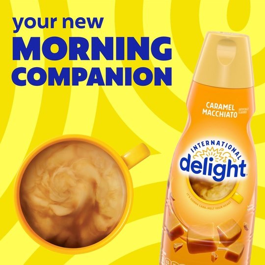 International Delight Caramel Macchiato Coffee Creamer, 32 fl oz Bottle