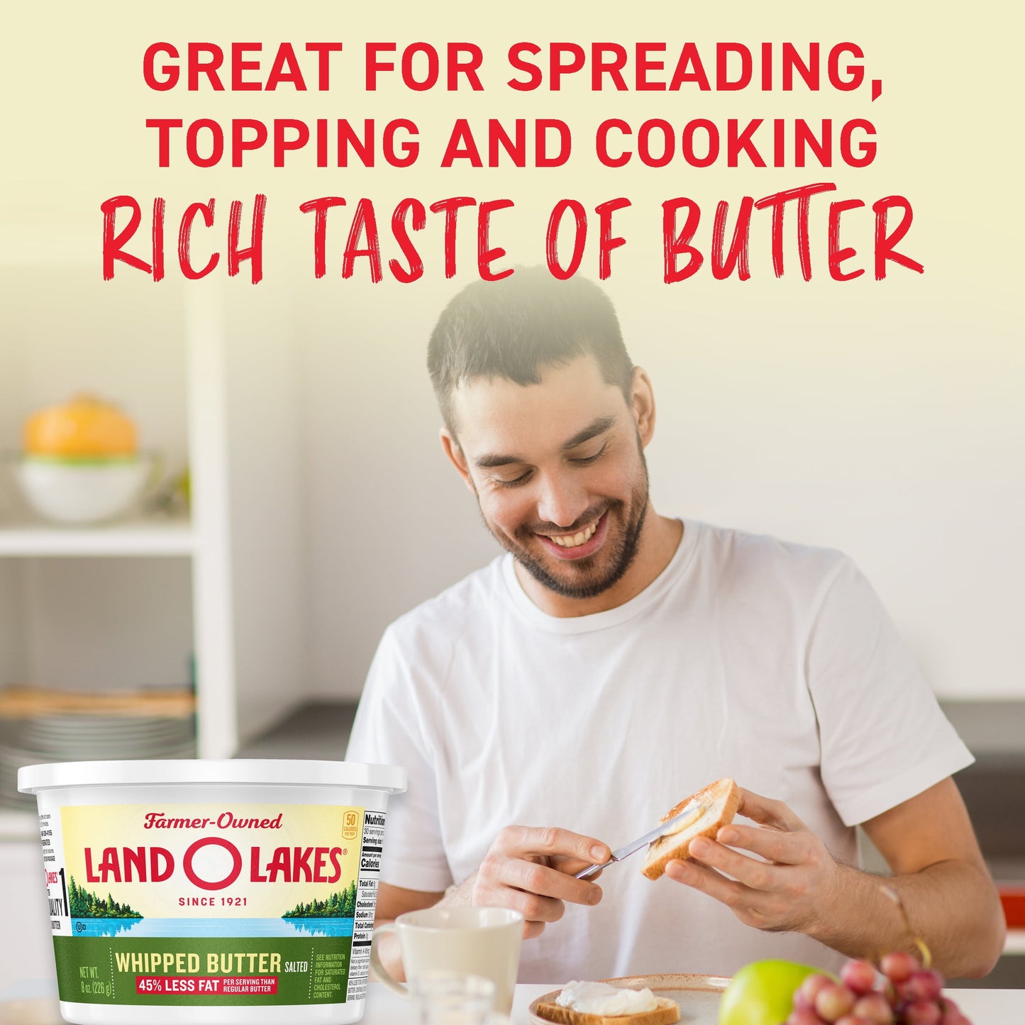 Land O Lakes® Salted Whipped Butter, 8 oz Tub