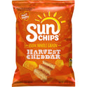 SunChips Harvest Cheddar Flavored Whole Grain Snack Chips, 2.75 oz Bag