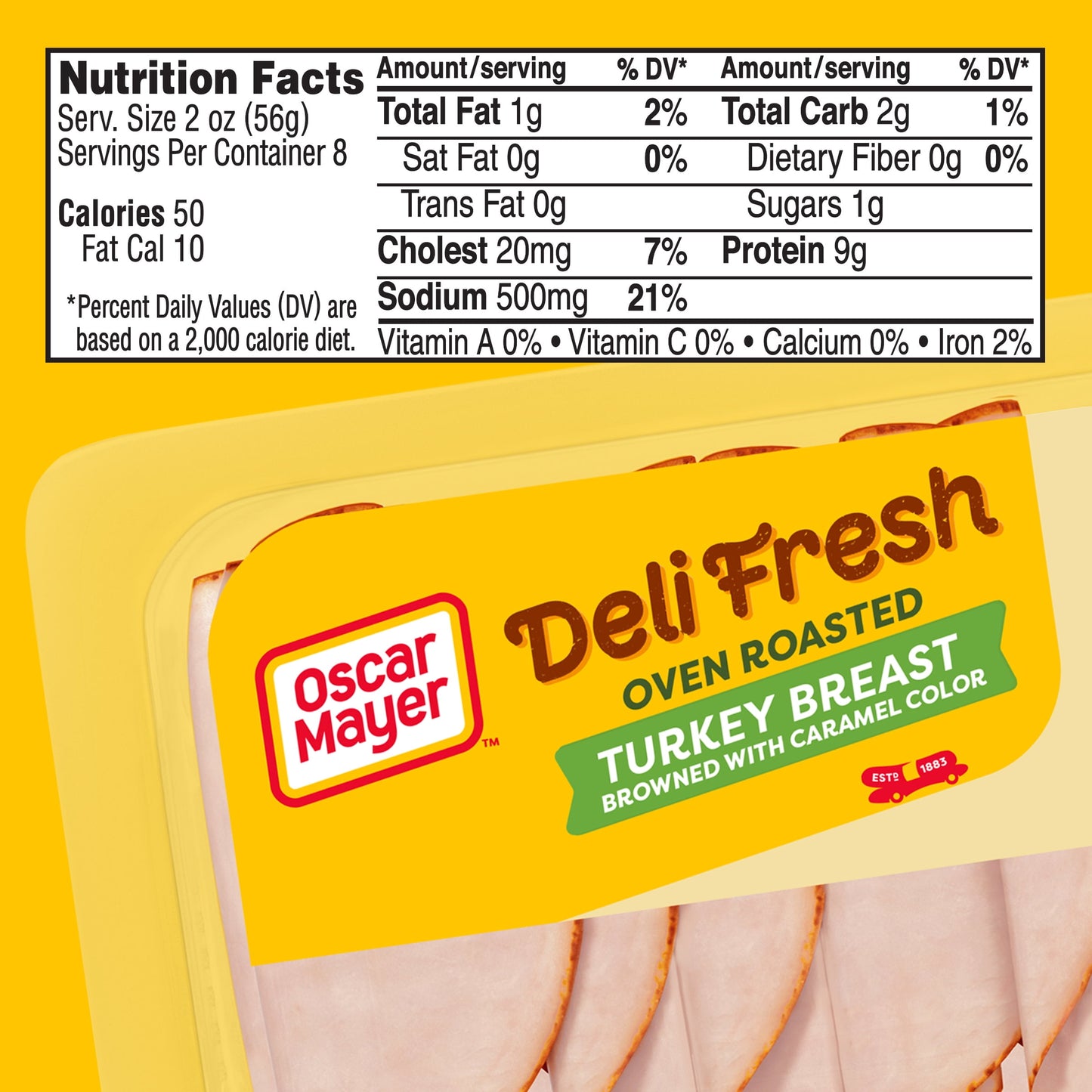 Oscar Mayer Deli Fresh Oven Roasted Sliced Turkey Breast Deli Lunch Meat Family Size, 16 Oz Package