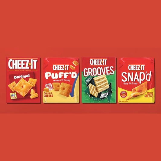 Cheez-It Grooves Zesty Cheddar Ranch Cheese Crackers, 9 oz