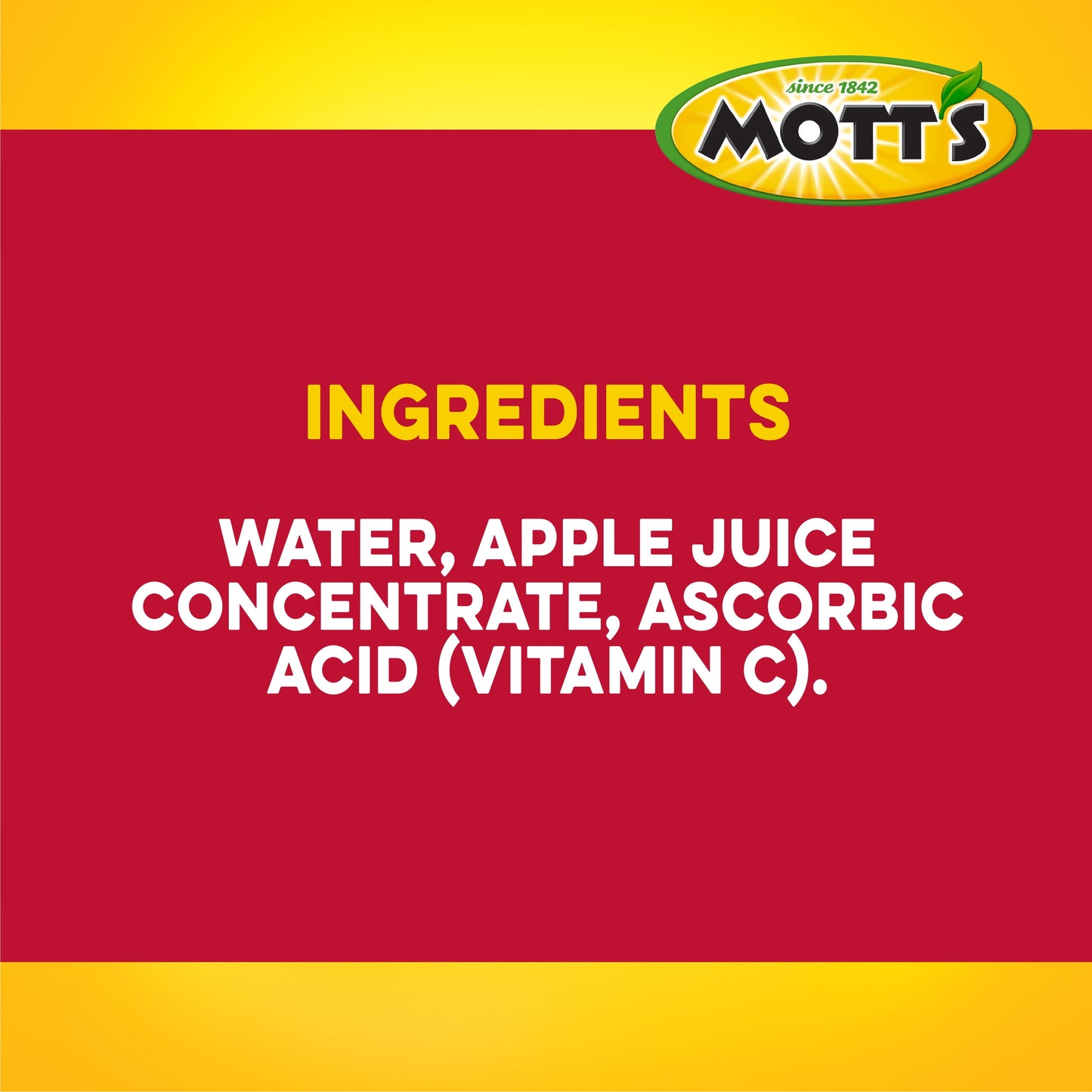 Mott's 100% Juice Original Apple Juice, 48 fl oz, Bottle