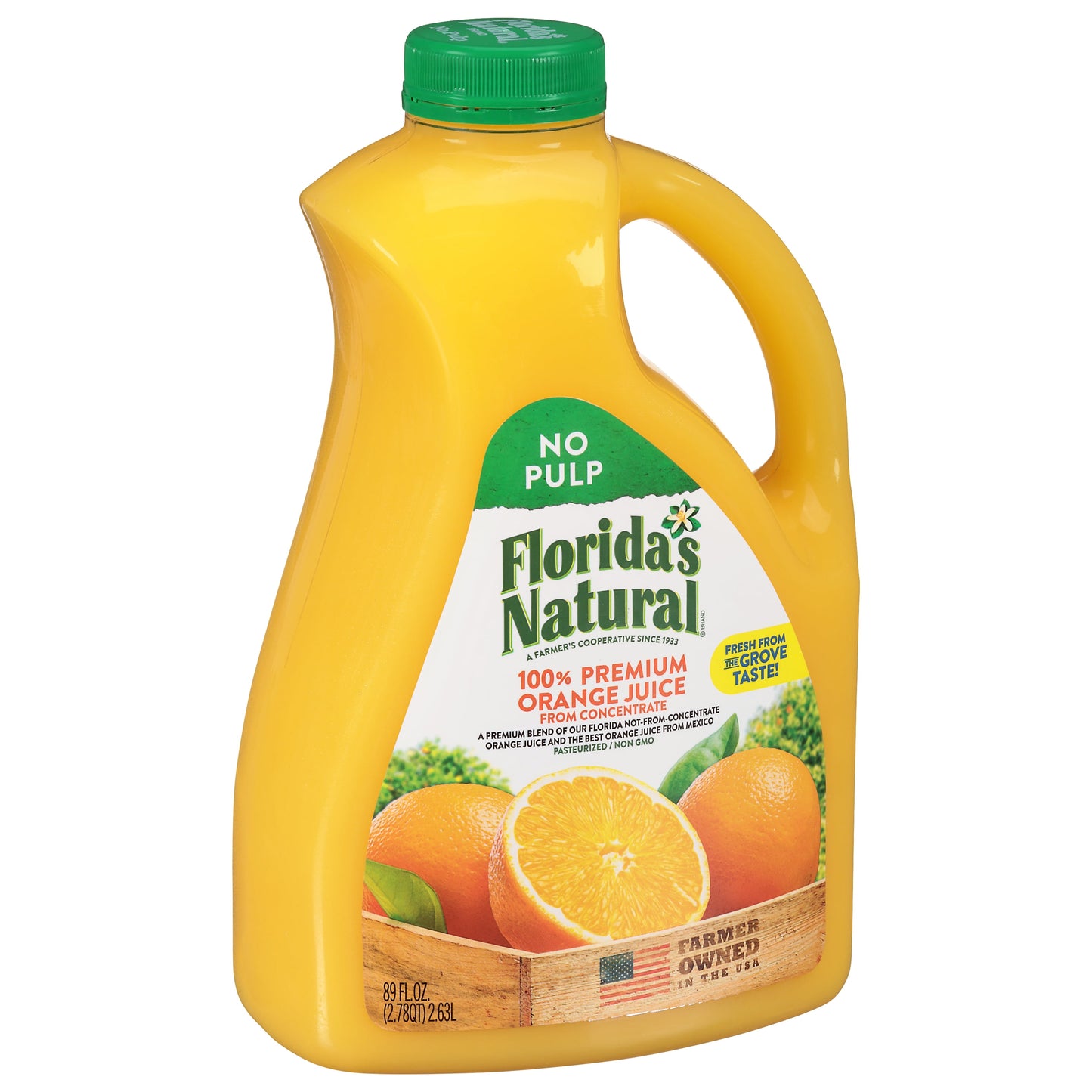 Florida's Natural Orange Juice No Pulp 89 oz