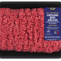 All Natural* 90% Lean/10% Fat Ground Beef Sirloin, 2.25 lb Tray