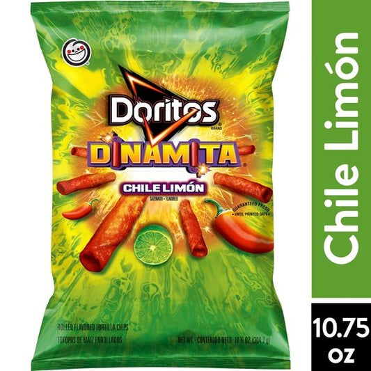 Doritos Dinamita Tortilla Chips Chile Limon, 10.75 oz