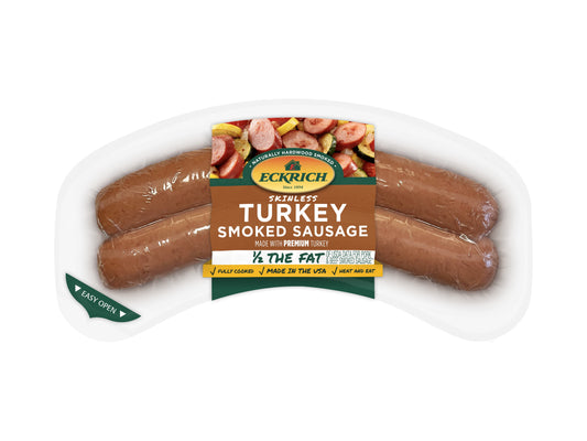 Eckrich Skinless Turkey Smoked Sausage, 13 oz