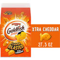 Goldfish Flavor Blasted Xtra Cheddar Cheese Crackers, 27.3 oz Carton